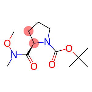 1-Pyrrolidinecarboxylic acid, 2-[(methoxymethylamino)carbonyl]-,1,1-dimethylethyl ester, (2R)-