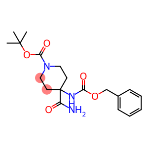 4-苄氧羰基胺-4-甲酰胺哌啶-1-羧酸叔丁酯