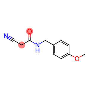 2-cyano-N-[(4-methoxyphenyl)methyl]ethanamide