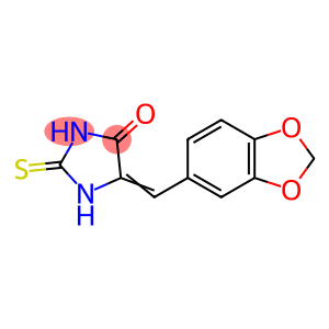 5-(1,3-benzodioxol-5-ylmethylene)-2-thioxo-4-imidazolidinone