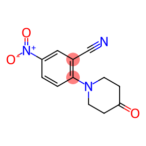 5-nitro-2-(4-oxopiperidin-1-yl)benzonitrile