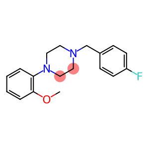 1-(4-((4-FLUOROPHENYL)METHYL)PIPERAZINYL)-2-METHOXYBENZENE