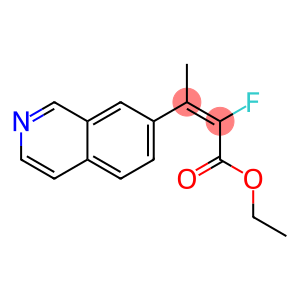 2-Butenoic acid, 2-fluoro-3-(7-isoquinolinyl)-, ethyl ester, (2E)-