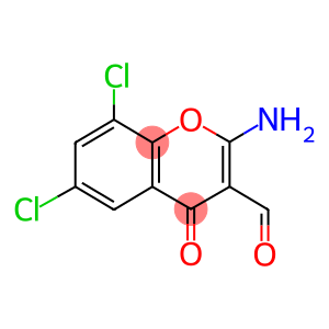 2-Amino-6,8-dichloro-3-formylchromone