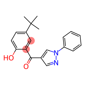 (5-TERT-BUTYL-2-HYDROXYPHENYL)(1-PHENYL-1H-PYRAZOL-4-YL)METHANONE