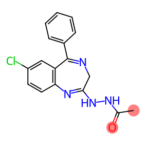 2-(2-乙酰肼基)-7-氯-5-苯基-2H-1,4-苯并二氮杂卓