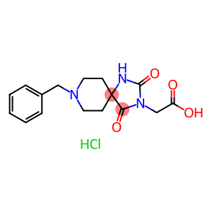 2-{8-BENZYL-2,4-DIOXO-1,3,8-TRIAZASPIRO[4.5]DECAN-3-YL}ACETIC ACID HYDROCHLORIDE