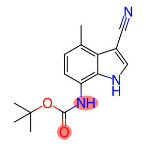 (3-氰基-4-甲基-1H-吲哚-7-基)氨基甲酸叔丁酯
