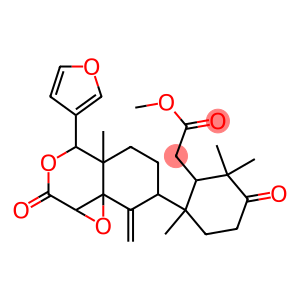 6-[4-(3-Furyl)octahydro-4a-methyl-8-methylene-2-oxooxireno[d][2]benzopyran-7-yl]-2,2,6-trimethyl-3-oxocyclohexaneacetic acid methyl ester