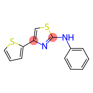 N-phenyl-N-[4-(2-thienyl)-1,3-thiazol-2-yl]amine