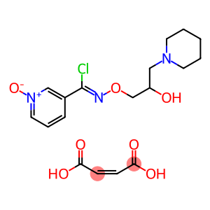 (RS,Z)-3-(Chloro((2-hydroxy-3-(piperidin-1-yl)propoxy)imino)methyl)pyridine 1-oxide maleate