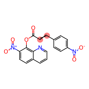 2-Propenoic acid, 3-(4-nitrophenyl)-, 7-nitro-8-quinolinyl ester