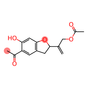 2-(5-Acetyl-6-hydroxycoumaran-2-yl)-2-propenyl=acetate