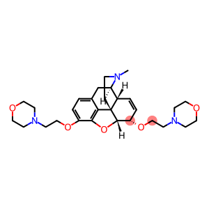 Morphinan, 7,8-didehydro-4,5-epoxy-3,6-bis[2-(4-morpholinyl)ethoxy]-17-methyl-, (5α,6α)- (9CI)