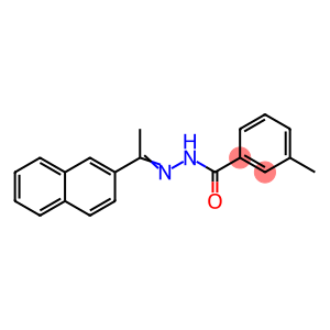 3-methyl-N'-[1-(2-naphthyl)ethylidene]benzohydrazide