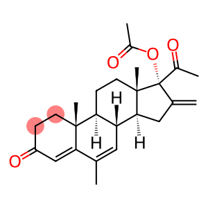 17-Hydroxy-6-methyl-16-methylenepregna-4,6-diene-3, 20-dione acetate