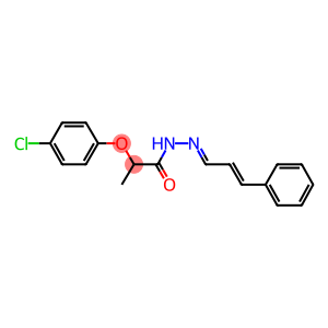 2-(4-chlorophenoxy)-N'-(3-phenyl-2-propenylidene)propanohydrazide