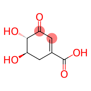 (4(S)-TRANS)-4,5-DIHYDROXY-3-OXO-1-CYCLOHEXENE-1-CARBOXYLIC ACID