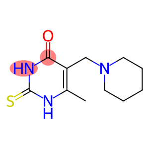 4(1H)-Pyrimidinone,2,3-dihydro-6-methyl-5-(1-piperidinylmethyl)-2-thioxo-