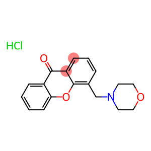 9H-Xanthen-9-one,4-(4-morpholinylmethyl)-, hydrochloride (1:1)