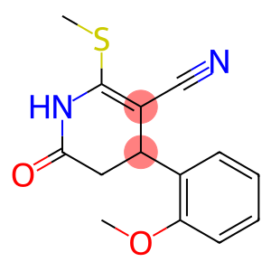 4-(2-methoxyphenyl)-2-(methylsulfanyl)-6-oxo-1,4,5,6-tetrahydro-3-pyridinecarbonitrile