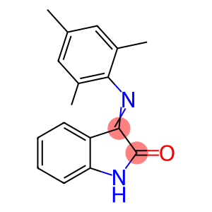 (3Z)-3-[(2,4,6-trimethylphenyl)imino]-1,3-dihydro-2H-indol-2-one