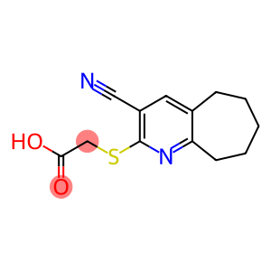 [(3-cyano-6,7,8,9-tetrahydro-5H-cyclohepta[b]pyridin-2-yl)sulfanyl]acetic acid