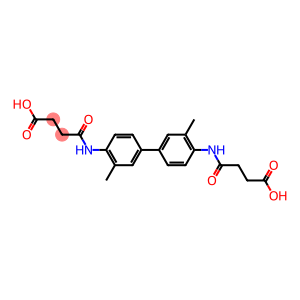 4-({4'-[(4-hydroxy-4-oxobutanoyl)amino]-3,3'-dimethyl[1,1'-biphenyl]-4-yl}amino)-4-oxobutanoic acid