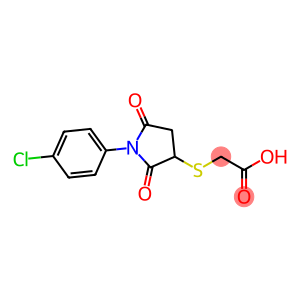 Acetic acid, 2-[[1-(4-chlorophenyl)-2,5-dioxo-3-pyrrolidinyl]thio]-