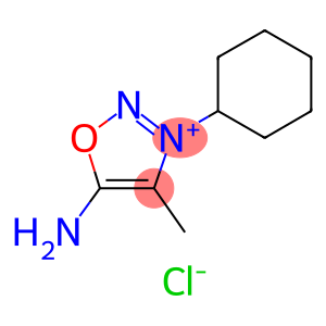 3-cyclohexyl-4-methyl-1-oxa-2-aza-3-azoniacyclopenta-2,4-dien-5-amine chloride