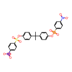 4-(1-{4-[({4-nitrophenyl}sulfonyl)oxy]phenyl}-1-methylethyl)phenyl 4-nitrobenzenesulfonate