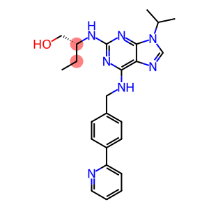 1-Butanol,2-[[9-(1-Methylethyl)-6-[[[4-(2-pyridinyl)phenyl]Methyl]aMino]-9H-purin-2-yl]aMino]-,(2R)-