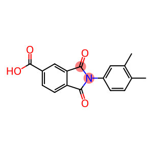 2-(3,4-DIMETHYL-PHENYL)-1,3-DIOXO-2,3-DIHYDRO-1H-ISOINDOLE-5-CARBOXYLIC ACID