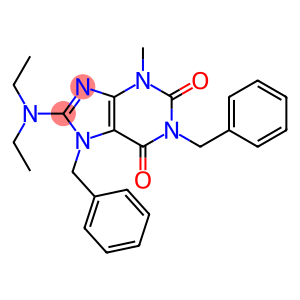 1,7-dibenzyl-8-(diethylamino)-3-methyl-3,7-dihydro-1H-purine-2,6-dione