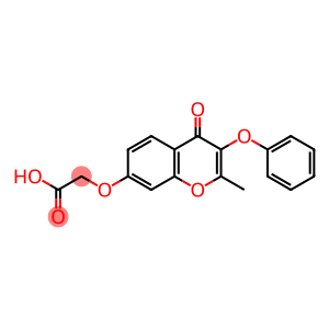 2-((2-methyl-4-oxo-3-phenoxy-4H-chromen-7-yl)oxy)acetic acid