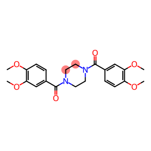 1,4-bis(3,4-dimethoxybenzoyl)piperazine