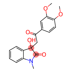 3-[2-(3,4-dimethoxyphenyl)-2-oxoethyl]-3-hydroxy-1-methyl-1,3-dihydro-2H-indol-2-one