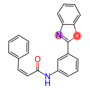 N-[3-(1,3-benzoxazol-2-yl)phenyl]-3-phenylacrylamide