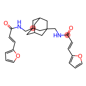 3-(2-furyl)-N-{[3-({[3-(2-furyl)acryloyl]amino}methyl)-1-adamantyl]methyl}acrylamide