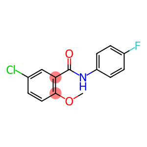 5-chloro-N-(4-fluorophenyl)-2-methoxybenzamide
