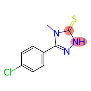 4H-1,2,4-三唑-3-硫醇,5-(对-氯苯基)-4-甲基-