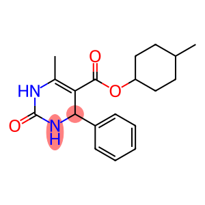 4-methylcyclohexyl 6-methyl-2-oxo-4-phenyl-1,2,3,4-tetrahydro-5-pyrimidinecarboxylate