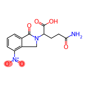 2H-Isoindole-2-acetic acid, α-(3-amino-3-oxopropyl)-1,3-dihydro-4-nitro-1-oxo-