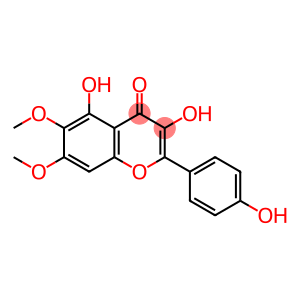 4H-1-Benzopyran-4-one, 3,5-dihydroxy-2-(4-hydroxyphenyl)-6,7-dimethoxy-