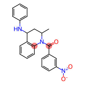 4-anilino-1-{3-nitrobenzoyl}-2-methyl-1,2,3,4-tetrahydroquinoline