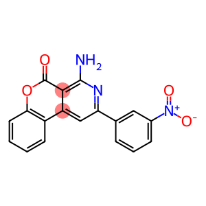 4-Amino-2-(3-nitrophenyl)-5H-[1]benzopyrano[3,4-c]pyridin-5-one