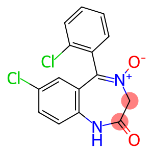 7-Chloro-2-oxo-5-(2-chlorophenyl)-1,4-benzodiazepine-4-oxide