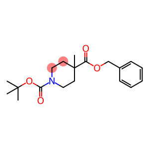 1,4-Piperidinedicarboxylic acid, 4-methyl-, 1-(1,1-dimethylethyl) 4-(phenylmethyl) ester