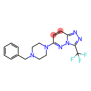 6-(4-BENZYLPIPERAZIN-1-YL)-3-(TRIFLUOROMETHYL)[1,2,4]TRIAZOLO[4,3-B]PYRIDAZINE