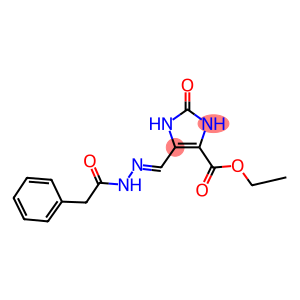 ethyl 2-oxo-5-[2-(phenylacetyl)carbohydrazonoyl]-2,3-dihydro-1H-imidazole-4-carboxylate